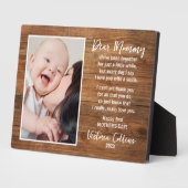 母とベビーの詩ハッピー母の日 フォトプラーク (側面)