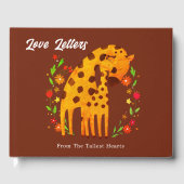 母とベビーキリン最も高いハートからのラブレター ゲストブック (正面)