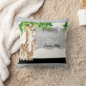 母とベビーキリン母の日のカスタム枕 クッション (ブランケット)