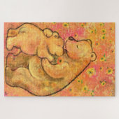 母とベビークマ – 母の日 –  ジグソーパズル (横)