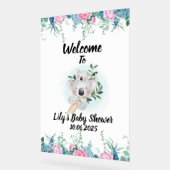 母とベビーコアラの赤ちゃんシャワーのサイン アクリルサイン (傾斜)