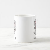 母とベビーコアラパーソナライズされたマッチングファミリー コーヒーマグカップ (中央)