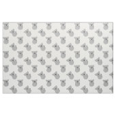 母とベビーコアラ模様 ファブリック (ファットクウォーター)