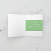 母とベビーゴリラ母の日カード カード (内部)