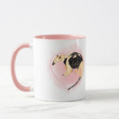 母とベビータマンデュアのアンテータマ最高のムムエバーマグカップ マグカップ (左)