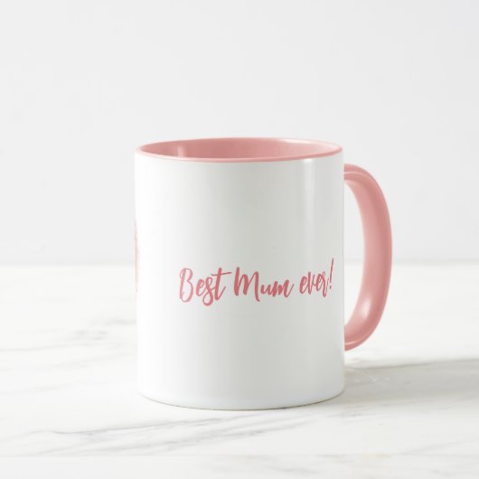 母とベビータマンデュアのアンテータマ最高のムムエバーマグカップ マグカップ (正面右)