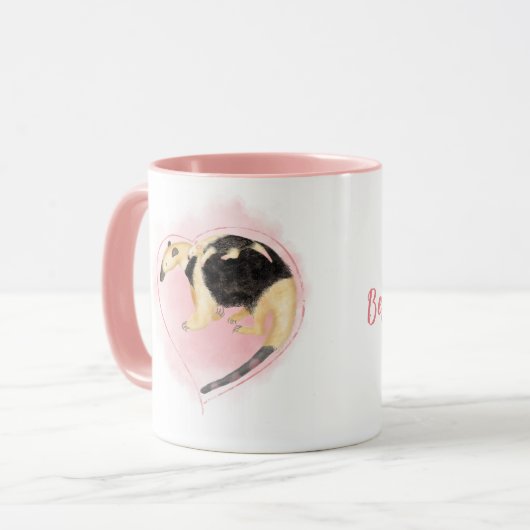 母とベビータマンデュアのアンテータマ最高のムムエバーマグカップ マグカップ (正面左)