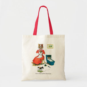 母とベビーネコLouis Wain トートバッグ