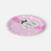 母とベビーピンク母の日 ペーパープレート (アングル)