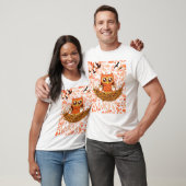 母とベビーフクロウTシャツデザイン Tシャツ (ユニセックス)