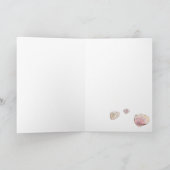 母とベビーホエー空白のル折りカード サンキューカード (内部)