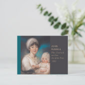 母とベビーポートレートジョン・ラッセルCC0971 ポストカード (スタンド正面)