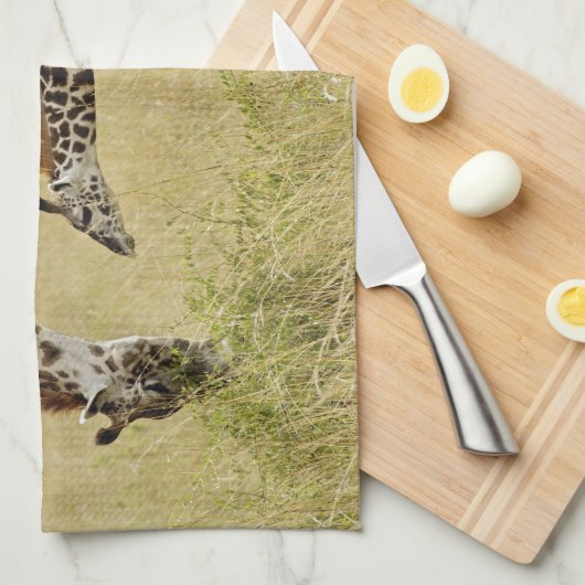 母とベビーマサイキリン,キラファ キッチンタオル (四つ折り)