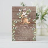 母とベビームースベビーシャワーベビーカード エンクロージャーカード (スタンド正面)