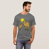 母とベビーラクダとサンギフト Tシャツ (正面フル)