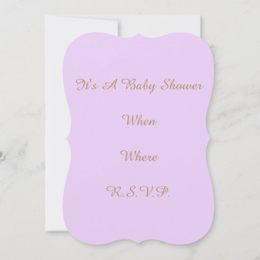 母とベビー人魚ベビーシャワー招待状 招待状 (裏面)