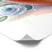 母とベビー子猫 ポスター (角)