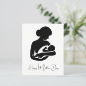 母とベビー生まれたばかりのマザーズのデイカード (スタンド正面)