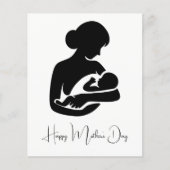 母とベビー生まれたばかりのマザーズのデイカード (正面)