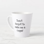 母とベビー象ラテマグカップ カフェラテマグ (左アングル)