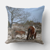 母とベビー馬アットアサーテアグ クッション (正面)