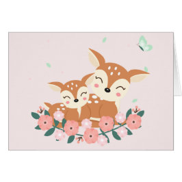 母とベビー鹿の母の日