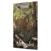 母とベビー鹿アットシェナンドア国立公園 クリップボード (左)