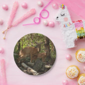 母とベビー鹿アットシェナンドア国立公園 ペーパープレート (パーティー)