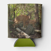 母とベビー鹿アットシェナンドア国立公園 缶クーラー (正面)