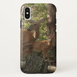 母とベビー鹿アットシェナンドア国立公園 iPhone XSケース