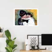 母とベビー ポスター (ホームオフィス)