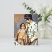 母とベビー ポストカード (スタンド正面)