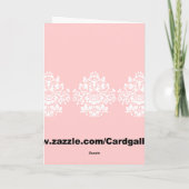 母とベビー、ヴィンテージ カード (裏面)