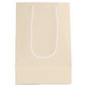 母とベビー、幸せな母の日 ミディアムペーパーバッグ (裏面)