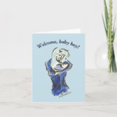 母とベビー「男の赤ちゃん」カード カード (正面)