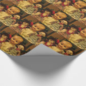 母と双子 ラッピングペーパー (角)