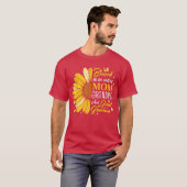 母と呼ばれて幸せ グランマ おばあちゃん モッタリングギフト Tシャツ (正面フル)