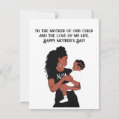 母と妻の母の日のカード シーズンカード (正面)