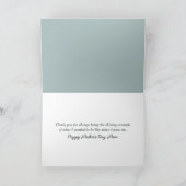 母と娘が海岸で カード (内部)