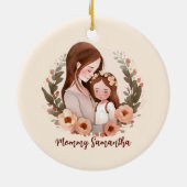 母と娘とバラリース2 セラミックオーナメント (裏面)