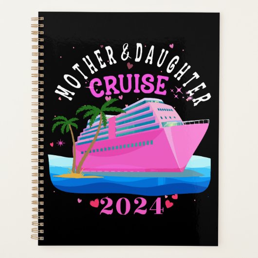母と娘のクルーズ旅行 2024 プランナー手帳 (正面)