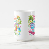 母と娘のクルーズ 熱帯休暇 コーヒーマグカップ (中央)