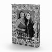 母と娘のデイジー枠写真立て フォトブロック (右)