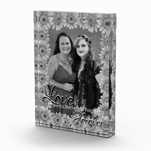 母と娘のデイジー枠写真立て フォトブロック (右)