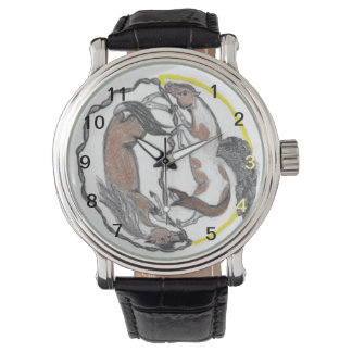 母と娘のバランス 腕時計