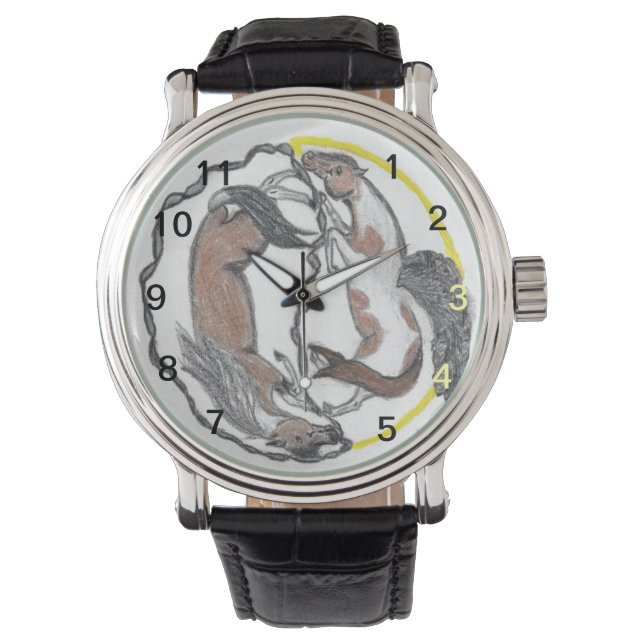 母と娘のバランス 腕時計 (正面)