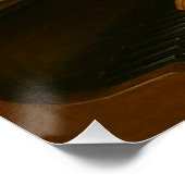 母と娘のピアノのレッスン懐エレガントかしい ポスター (コーナー)