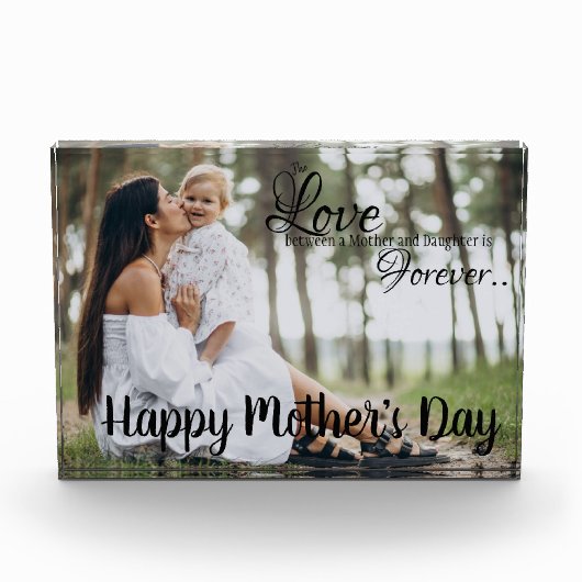 母と娘のフォトブロック フォトブロック (正面)