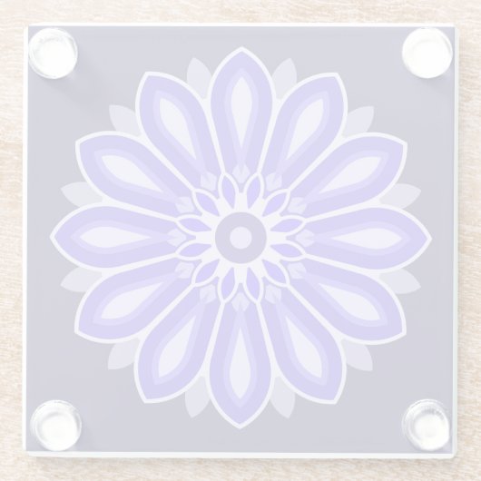 母と娘の姉妹の友人のための花の贈り物先生 ガラスコースター (裏面)