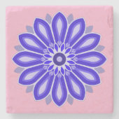 母と娘の姉妹の友人のための花の贈り物先生 ストーンコースター (正面)